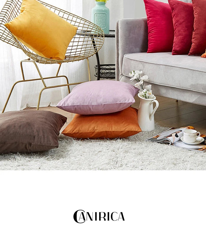 Emerald Green Velvet Cushion Covers Pillowcases 30X50 40X40 45x45 50X50 Nordic Home Decor Pillows Cover for Sofa Cushions