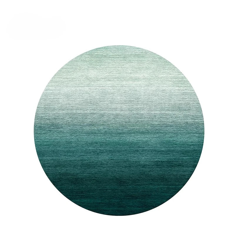 Round Green Carpet - Luxury Soft Plush Rug