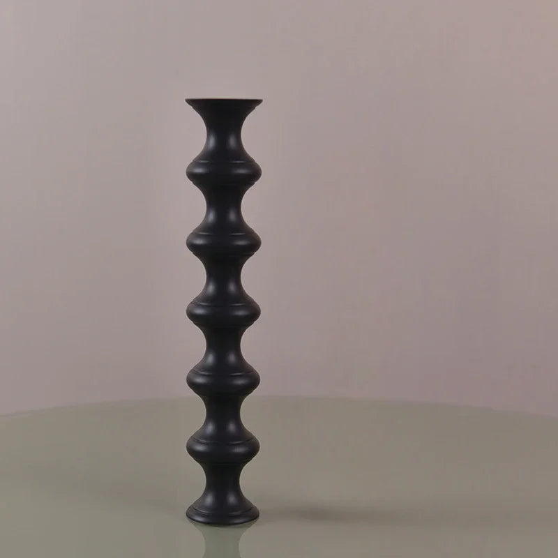 Solid Wooden Travel Menorah - Handcrafted Jewish Candle Holder for Shabbat, Wedding Decor & Ritual Candlesticks (1-Piece Set)