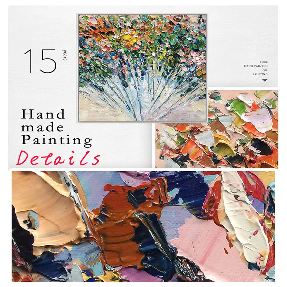 100% Hand-painted abstract Oil Painting on Canvas Poster Modern home Wall Art Image Decor Living Room enhance aesthetic picture