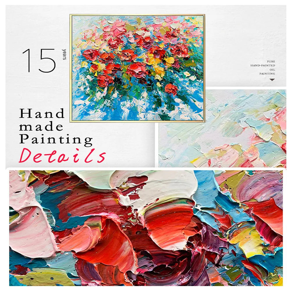 100% Hand-painted abstract Oil Painting on Canvas Poster Modern home Wall Art Image Decor Living Room enhance aesthetic picture