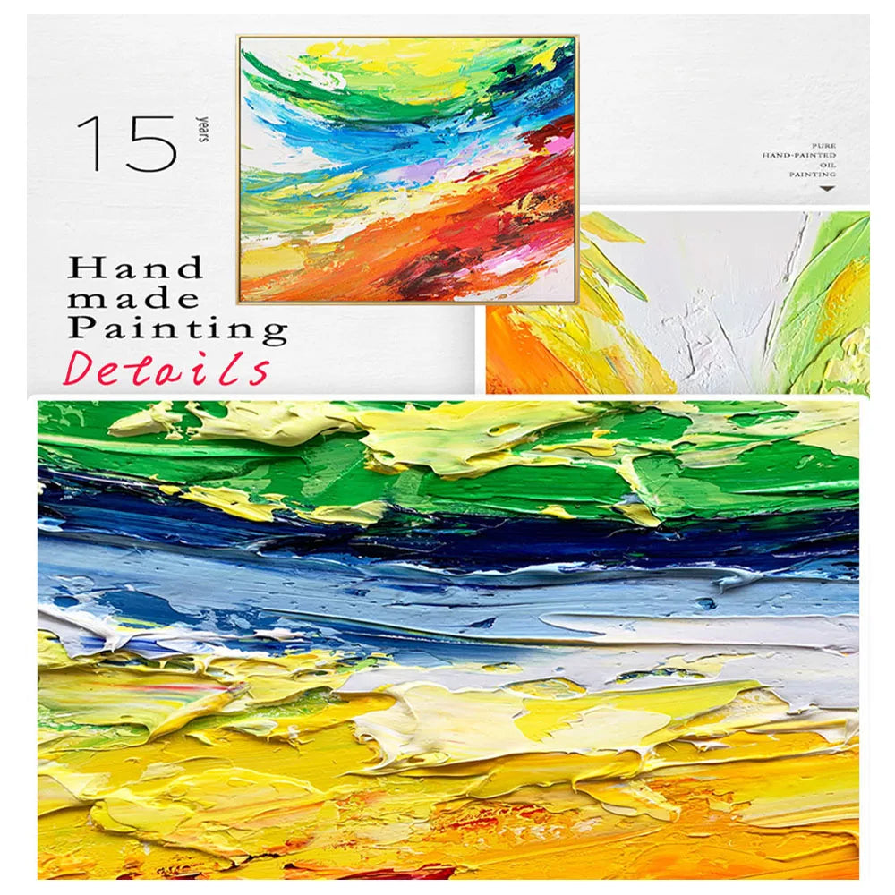 100% Hand-painted abstract Oil Painting on Canvas Poster Modern home Wall Art Image Decor Living Room enhance aesthetic picture