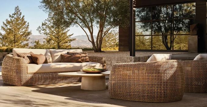 Modern Rattan Single Sofa - High-End Outdoor Furniture