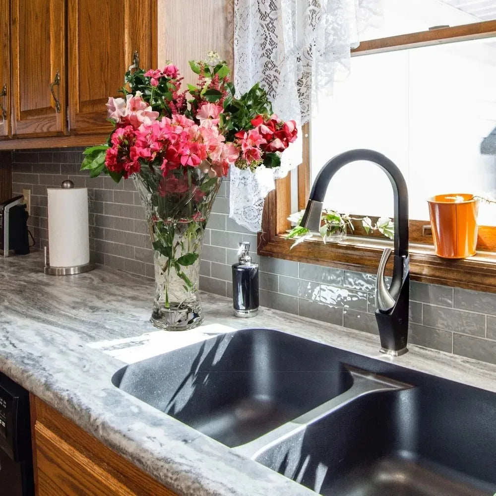 Crystal Laurel Vase 11 Inch, Cut Crystal Design Extra Large Vase