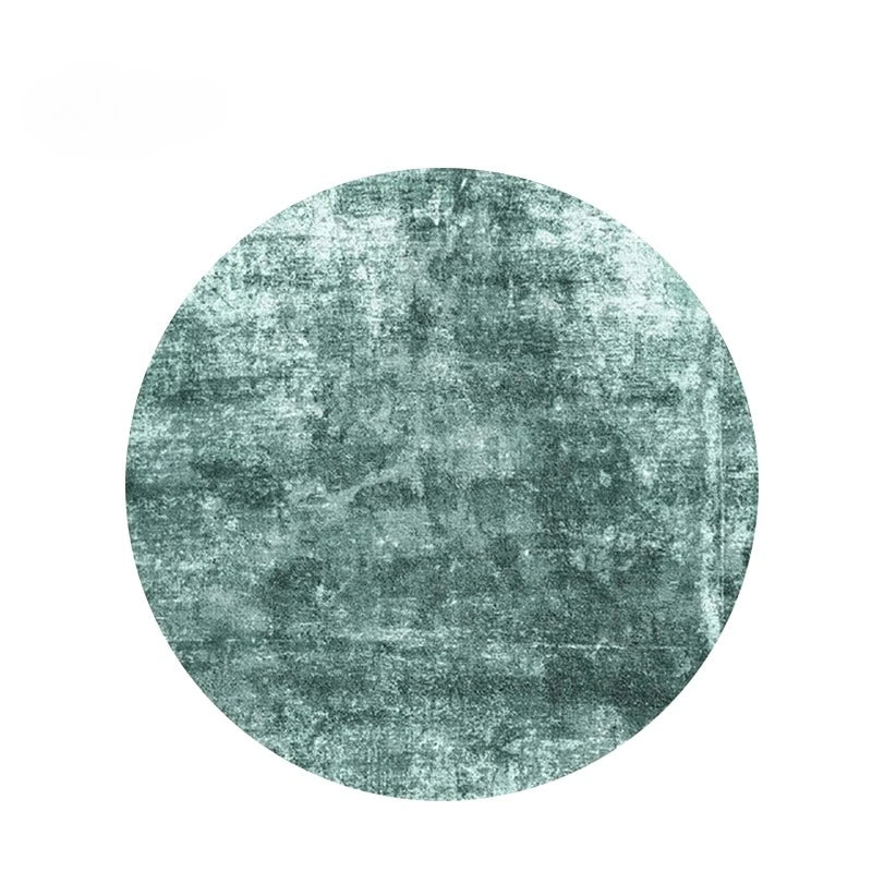 Round Green Carpet - Luxury Soft Plush Rug