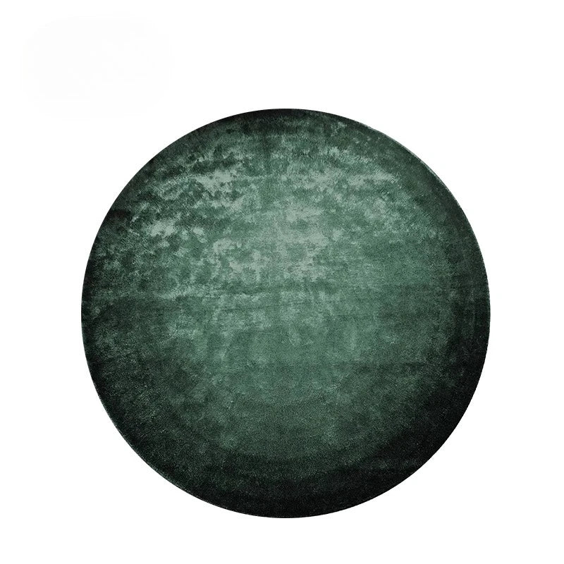 Round Green Carpet - Luxury Soft Plush Rug
