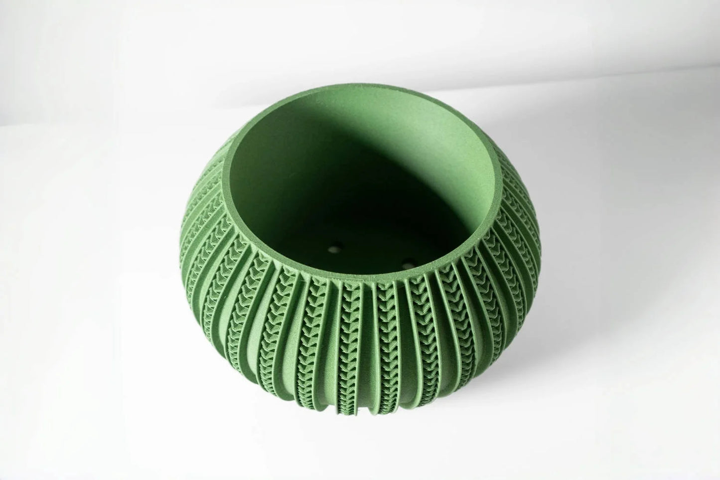 3D Printed Geometric Planter - Biodegradable PLA Desktop Pot