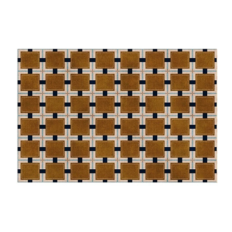 Mid-Century Geometric Rug - Retro Pattern Collection