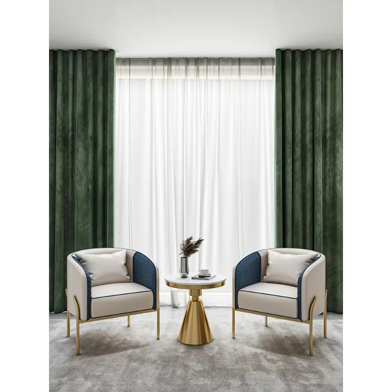 High Quality Golden Stainless Steel Round Small Side Coffee Table for Cafe Living Room