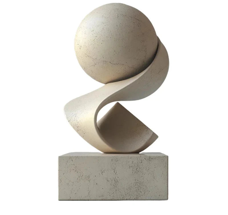 Creative Geometric Ornaments Resin Art Sculpture Model Home Decoration Accessories Statue Display Crafts Miniatures Figurines