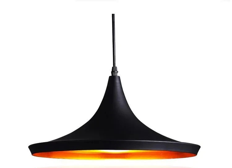 Pendant Light Set: Industrial Black & Gold in Multiple Shapes for Dining & Kitchen