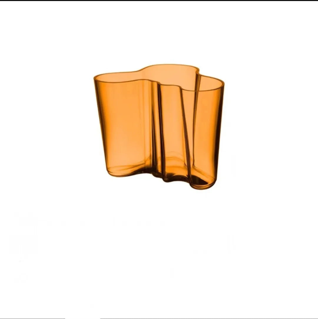 Green Glass Vase | Transparent Flower Vase | Floral Arrangement