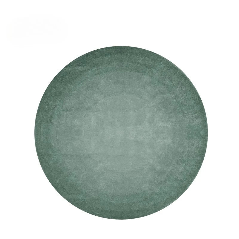 Round Green Carpet - Luxury Soft Plush Rug