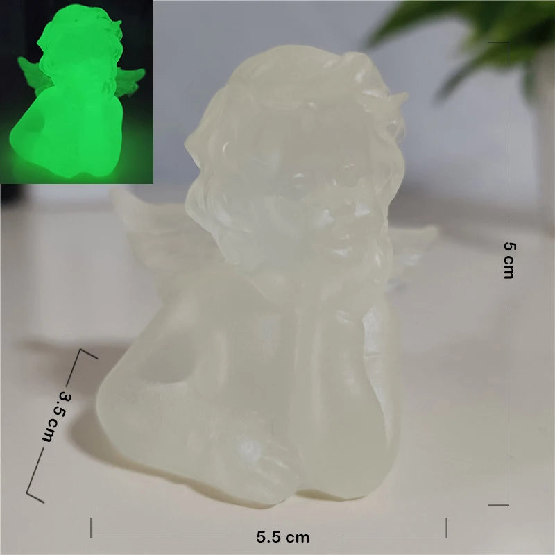 Golden Angel Fairy Figurines - Resin Prayer Statue | Wedding & Home Decor