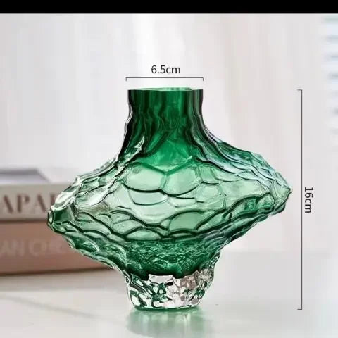 Glass Vase | Transparent Flower Arrangement | Terrarium
