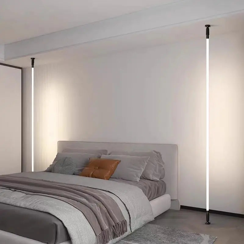 360° Rotatable Silicone Floor Lamp - Modern Minimalist Design, 100cm