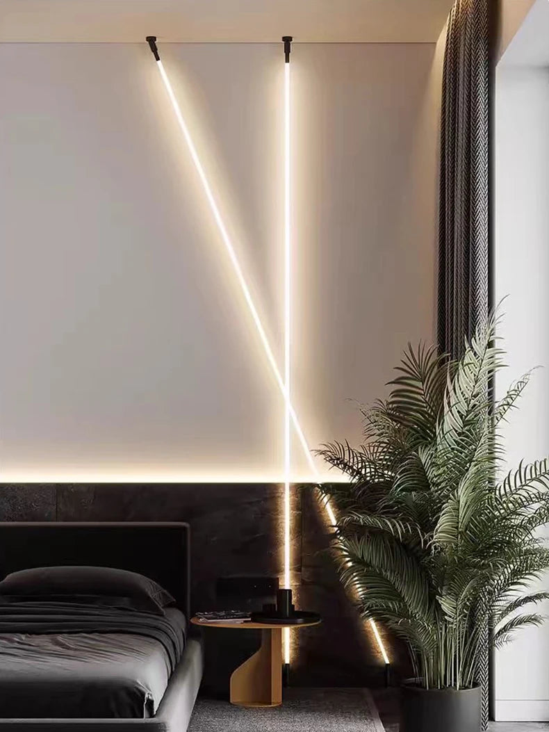 360° Rotatable Silicone Floor Lamp - Modern Minimalist Design, 100cm