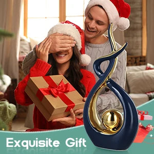 Modern Abstract Art Ceramic Statue Sculpture Home Decoration Living Room Dining Room Ornaments for Office Table Hopeful Flame