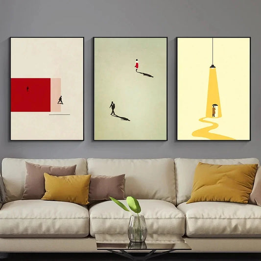 Figure Wall Art Canvas Painting Prints for Living Room Poster Decor