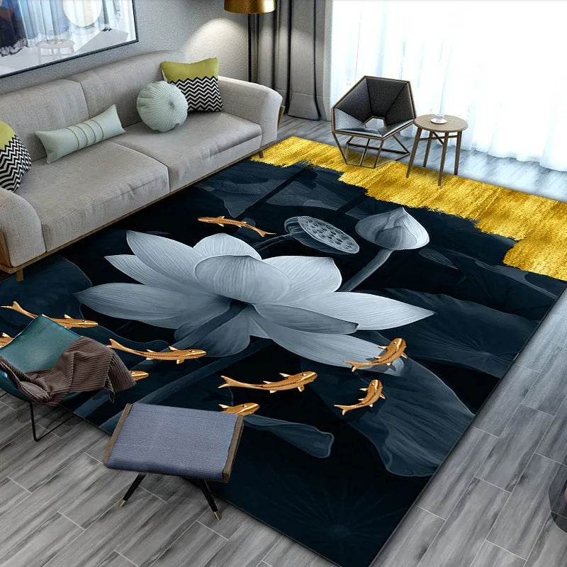 Luxury Nature-Inspired Rug - Organic Art Collection