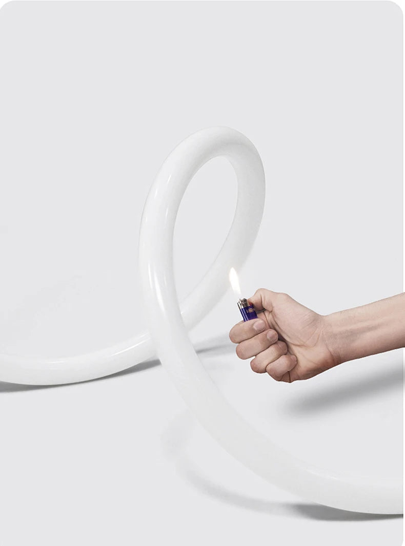 360° Rotatable Silicone Floor Lamp - Modern Minimalist Design, 100cm