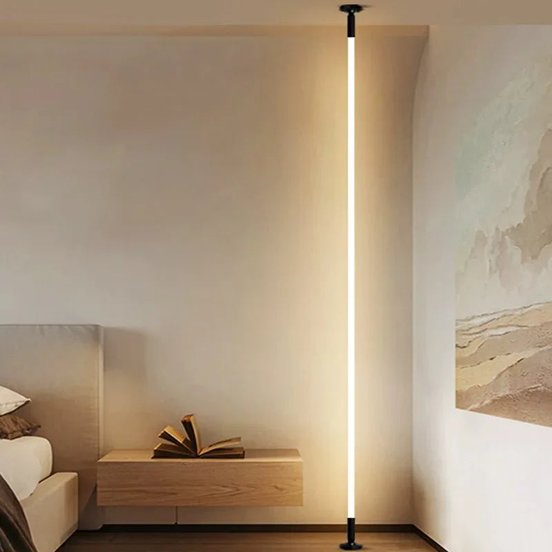 360° Rotatable Silicone Floor Lamp - Modern Minimalist Design, 100cm