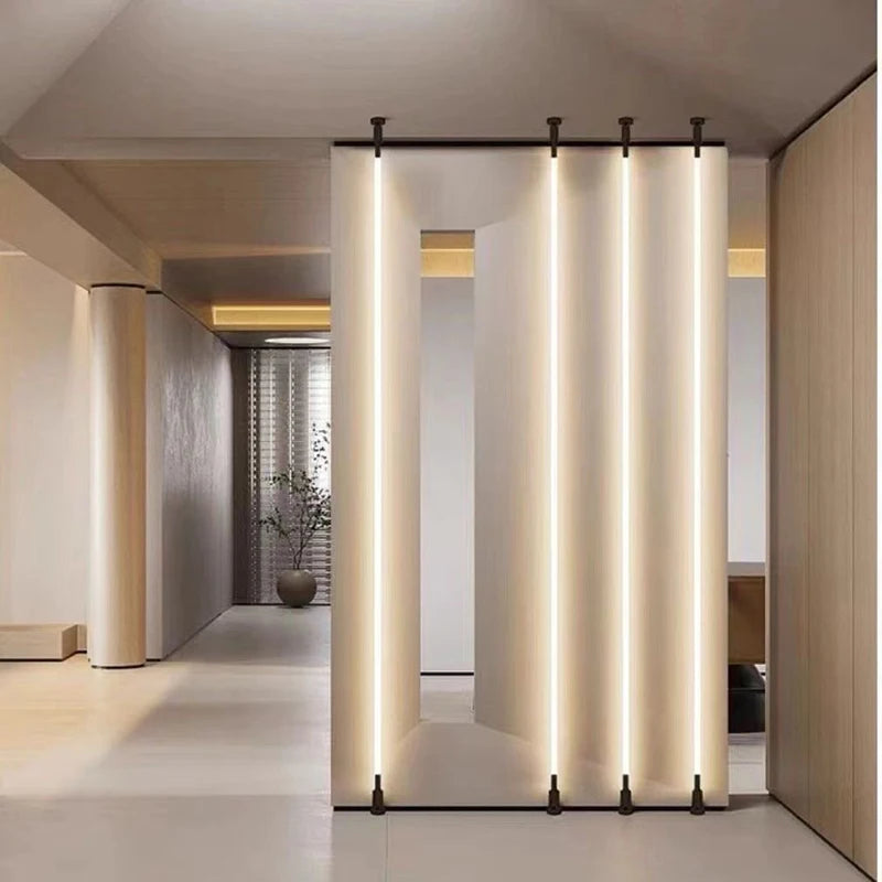 360° Rotatable Silicone Floor Lamp - Modern Minimalist Design, 100cm