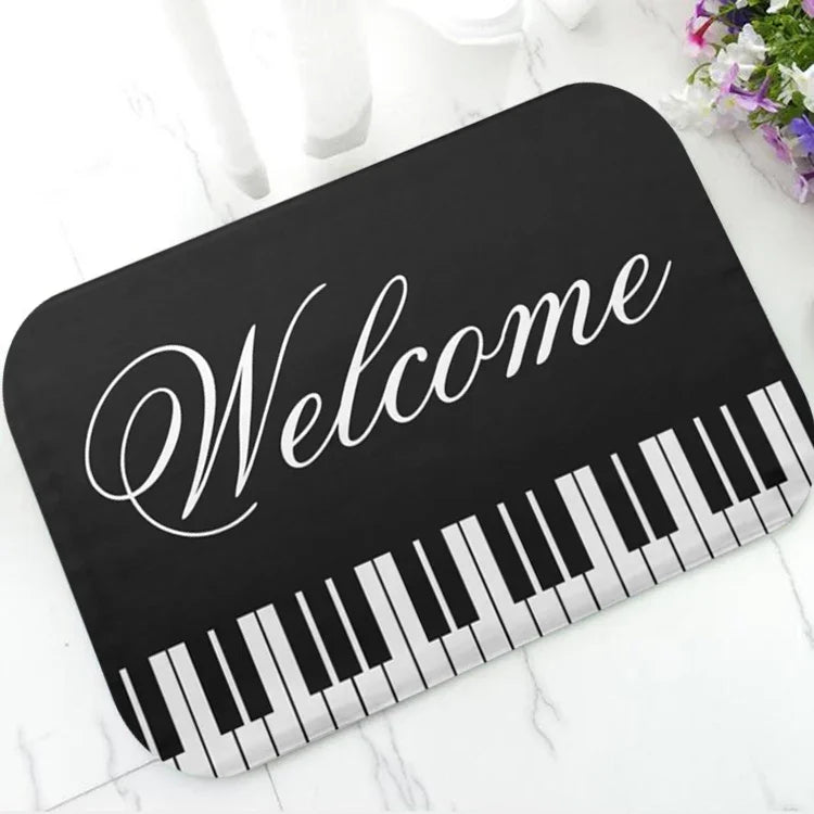 Piano Welcome Mat - Musical Entrance Doormat