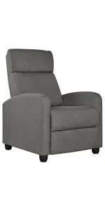 w/Pull-Out Trundle Bed Sleeper Sofa Convertible Couch for Limited Spaces Living Room Bedroom Guest Room Dark Gray 55.5 in