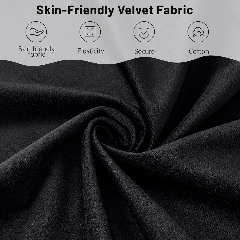 Velvet Accent Chair for Living Room, Upholstered Reading Chair with High Backrest, Tufted-Button Wingback Armchair f