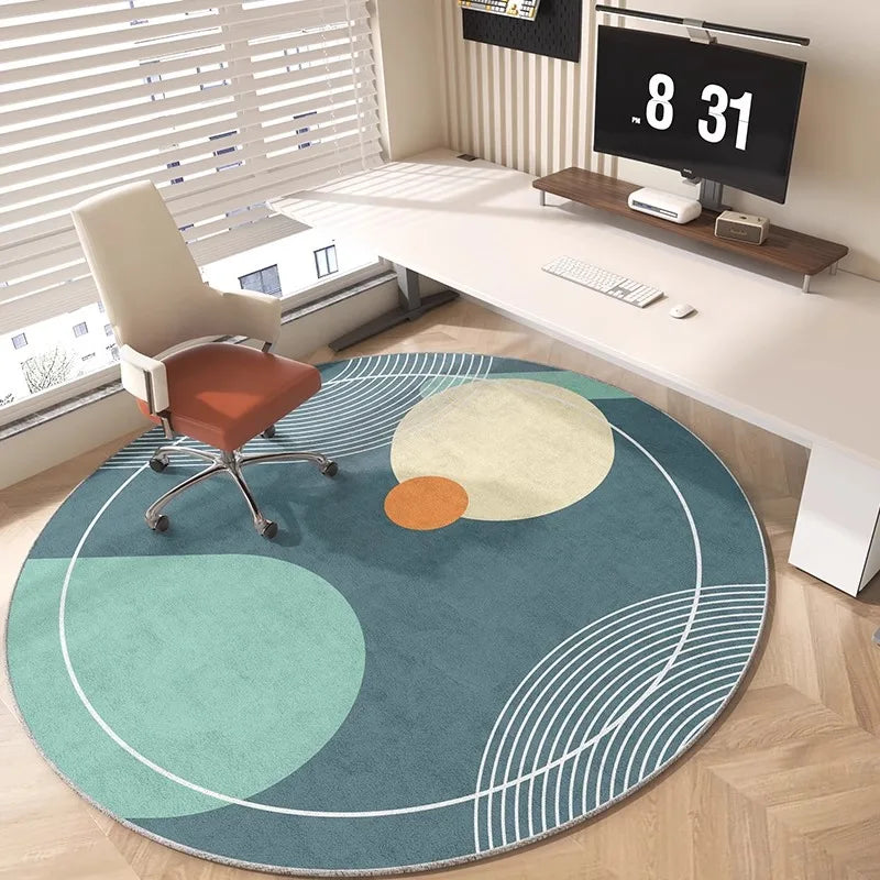 Round Geometric Rug - Bold Pattern Collection