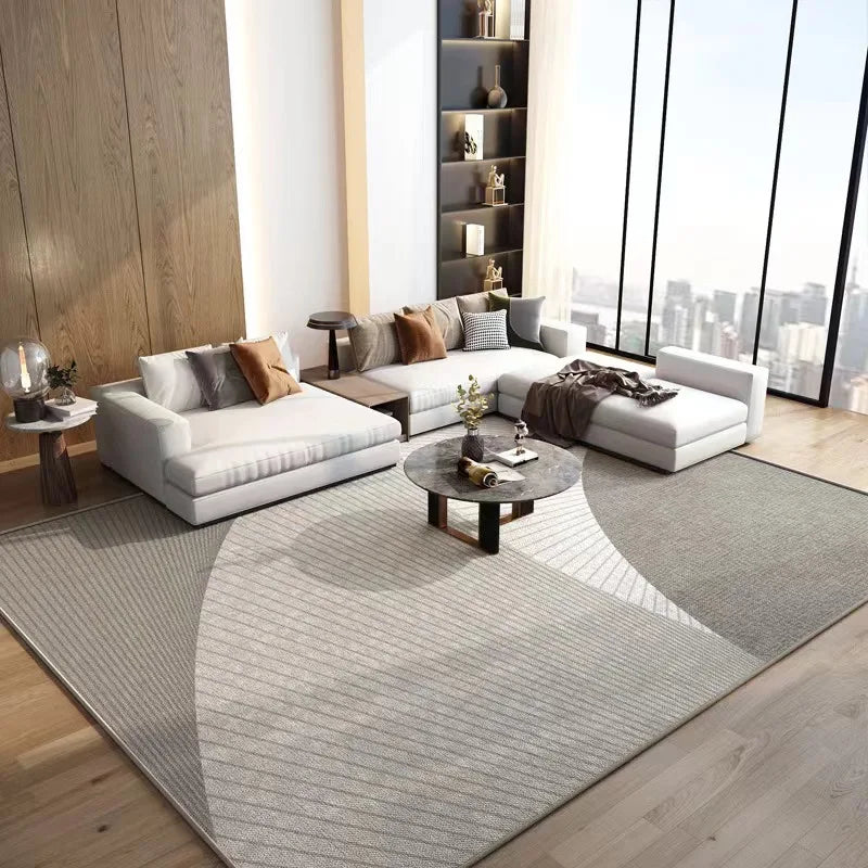 Modern Minimalist Faux Cashmere Bedroom Large Full Carpet Living Room Coffee Table Rug Non-slip Cozy Carpet