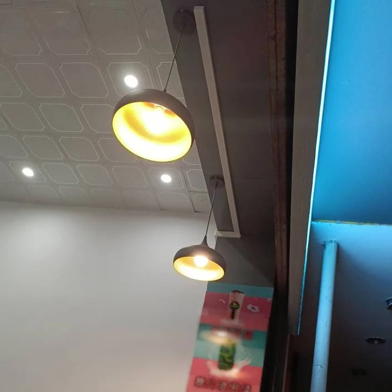 Pendant Light: Industrial Black Ceiling Lamp for Restaurant, Dining & Bar