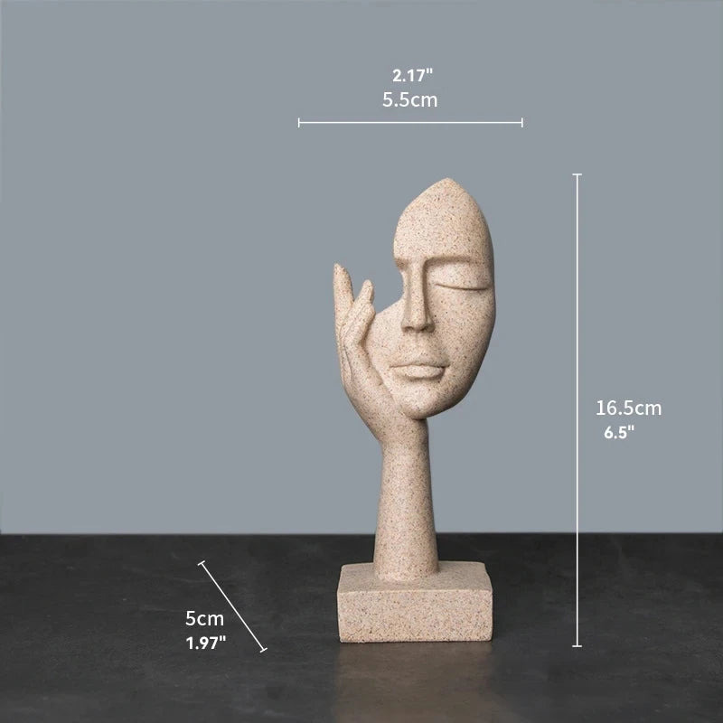 Thinker Statue - Abstract Yoga Figurine | Nordic Home Decor