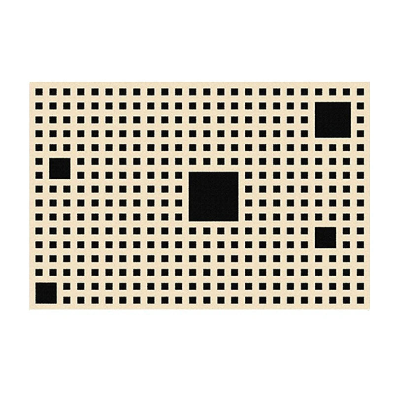 Mid-Century Geometric Rug - Retro Pattern Collection