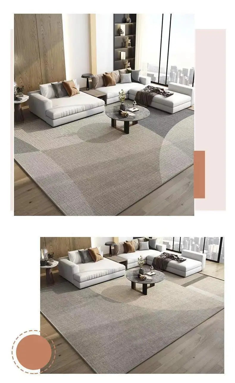 Modern Minimalist Faux Cashmere Bedroom Large Full Carpet Living Room Coffee Table Rug Non-slip Cozy Carpet