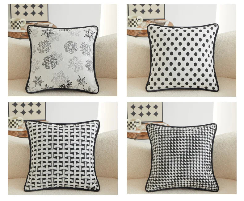 Modern Simple Creative Chenille Bed Backrest Cushion Soft Package, Light Luxury and High-end Sofa Throw Pillow Home Accessories