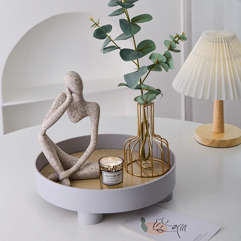 Thinker Statue - Abstract Yoga Figurine | Nordic Home Decor