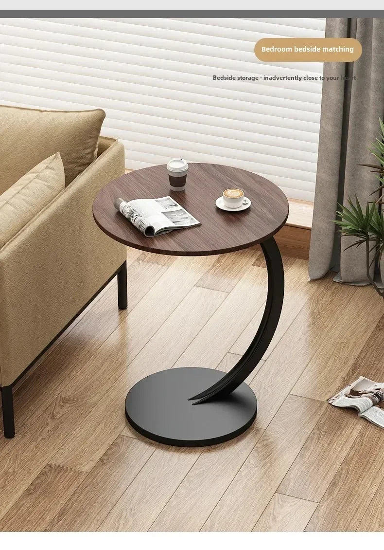 Designer Luxury Coffee Tables Gold Breakfast Minimalist Round Side Table Lounge Space Saving Mesa Auxiliar Living Room Furniture