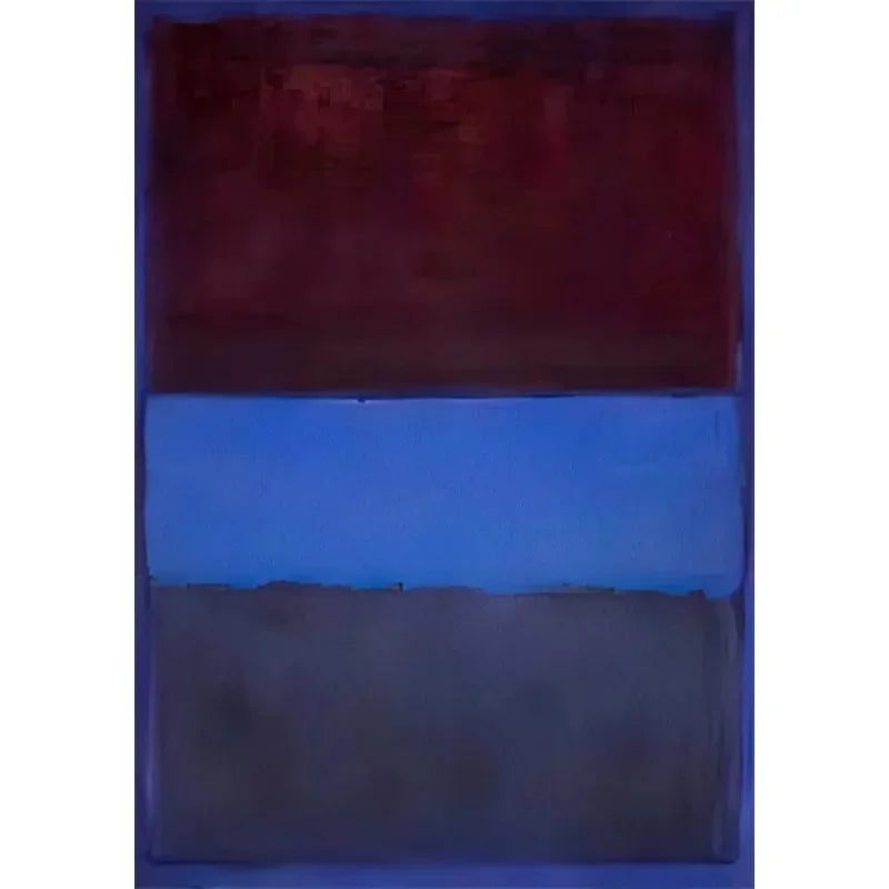 Minimalist Colour Block Wall Art Canvas Print Poster for Living Room Bedroom Decorative Painting