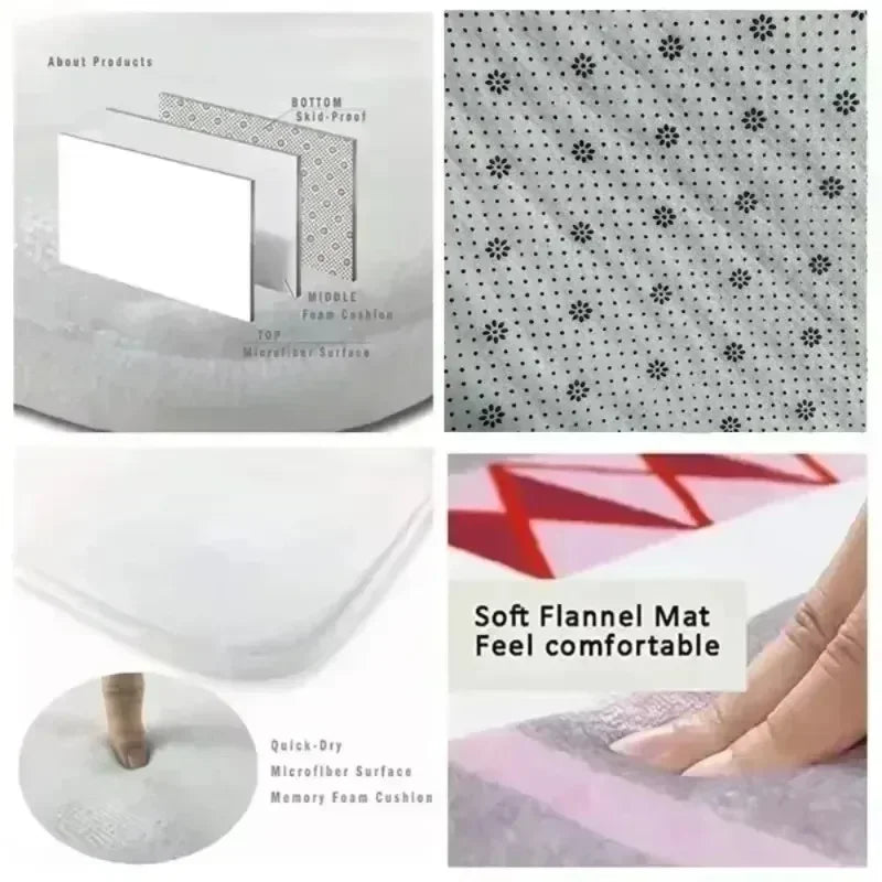 Black and Gold Abstract Geometric Area Rug - Modern Design