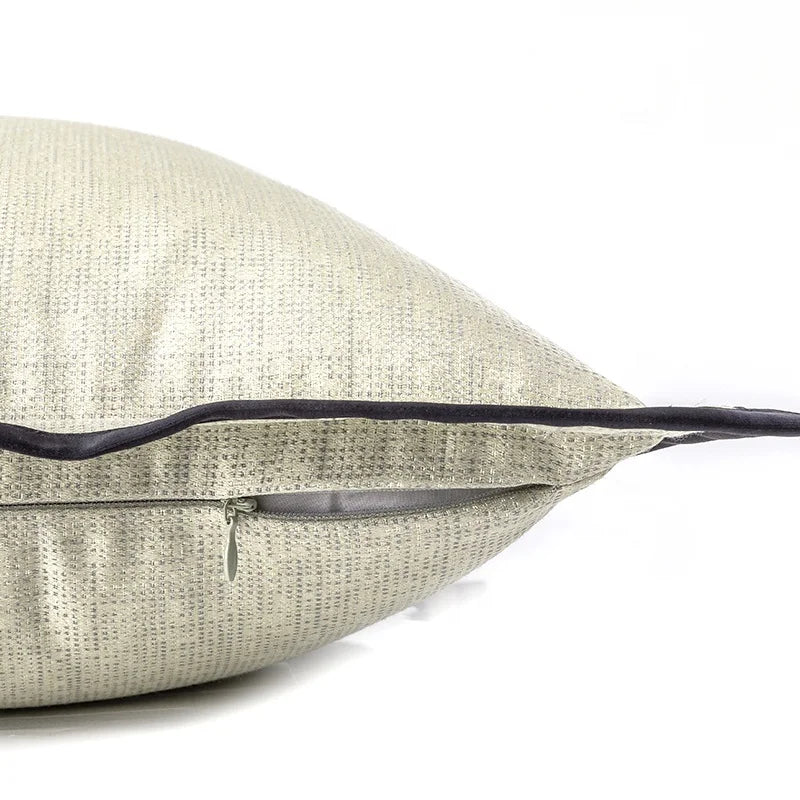 Luxury Jacquard Pillow Cover 18x18 inch, Decorative Throw Cushion Cover for Sofa Living Room Bedroom, Perfect Home Decor Accent