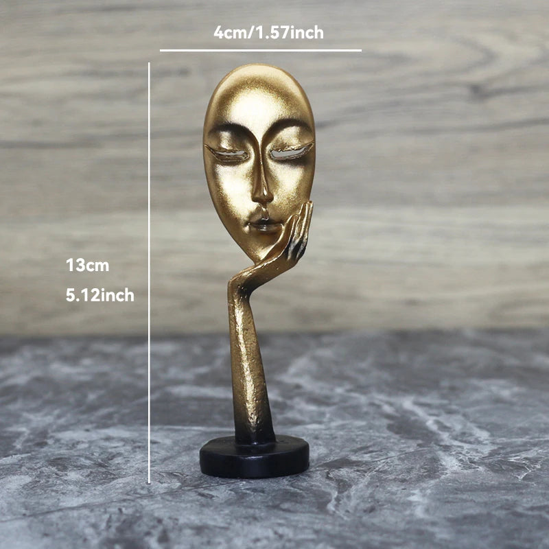 Thinker Statue - Abstract Yoga Figurine | Nordic Home Decor