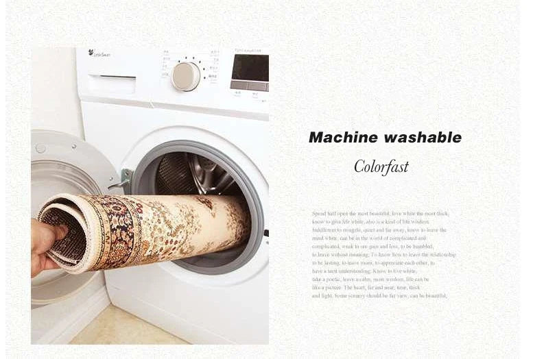 Traditional Floral Medallion Rug – Ornate Persian-Style Carpet for Living Room