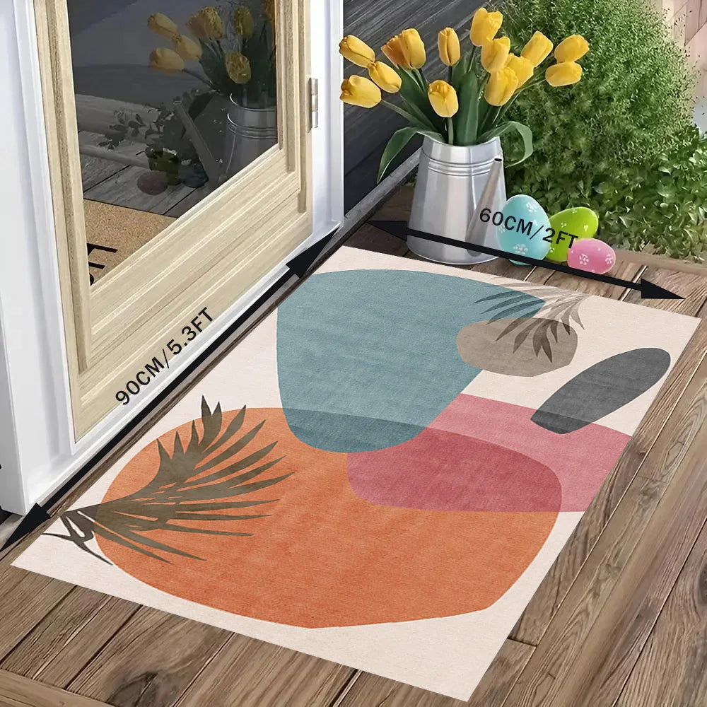 Shoes Off Doormat - Soft Non-Slip Entryway Rug