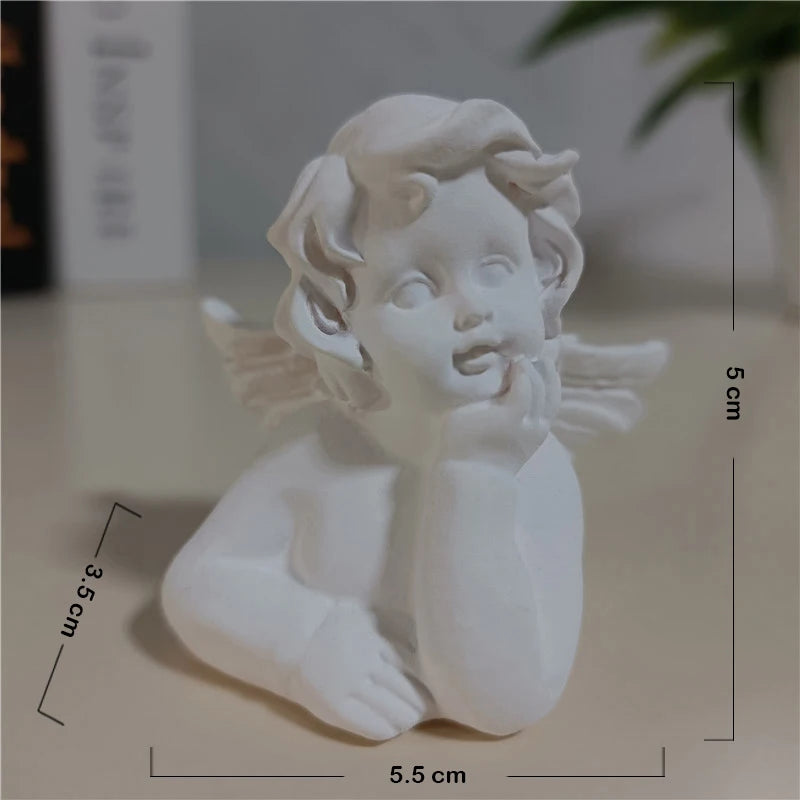 Golden Angel Fairy Figurines - Resin Prayer Statue | Wedding & Home Decor