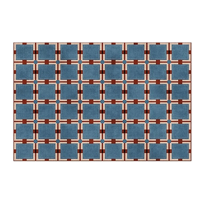 Mid-Century Geometric Rug - Retro Pattern Collection