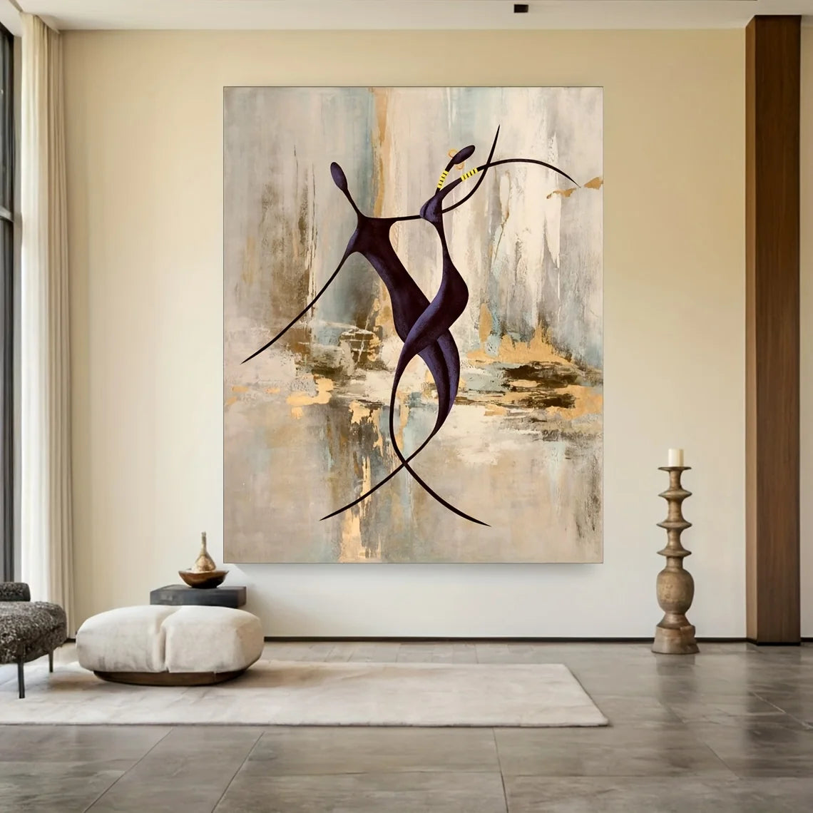 100% Hand-painted abstract Oil Painting on Canvas Poster Modern home Wall Art Image Decor Living Room enhance aesthetic picture