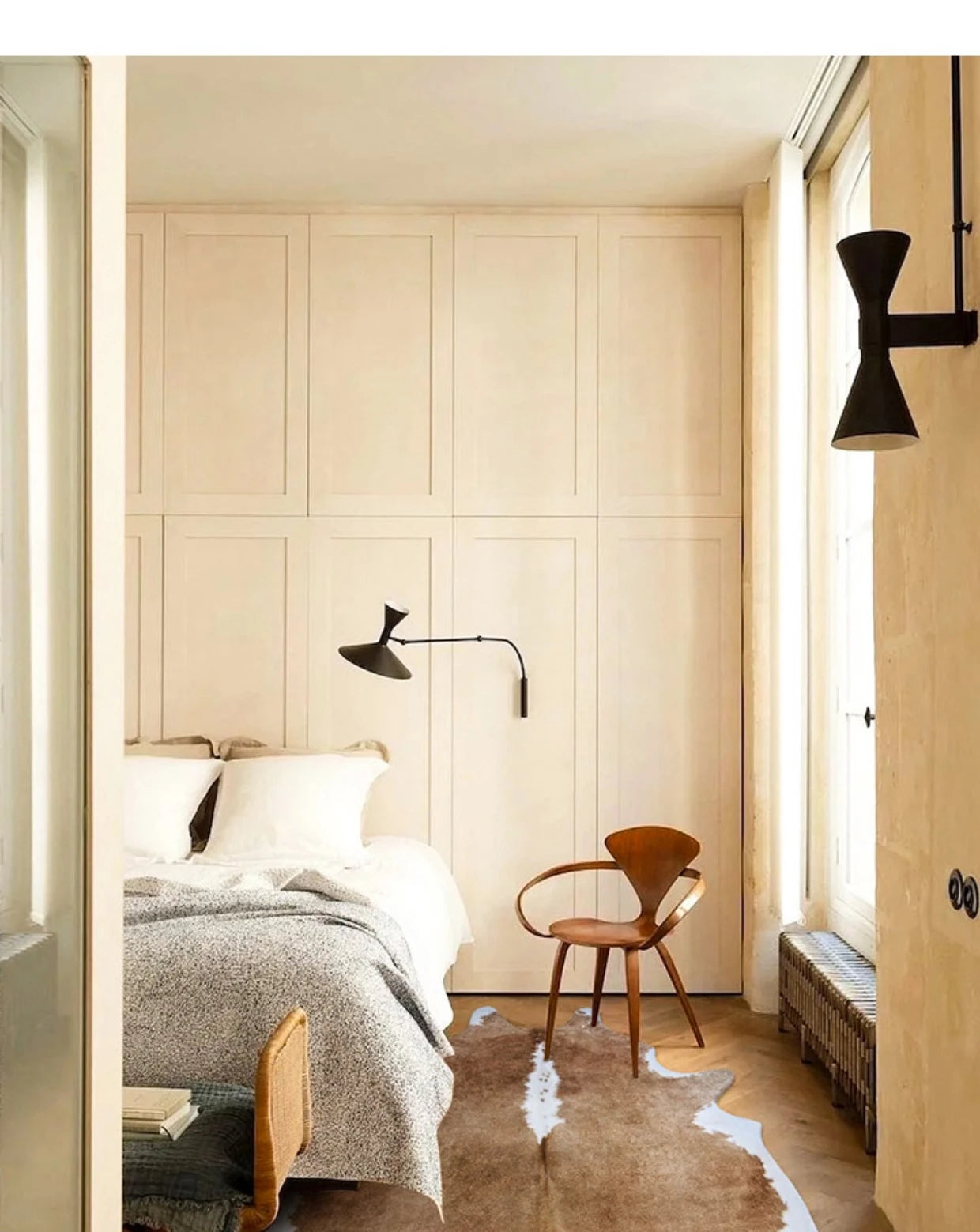 Irregular Faux Cowhide Area Rug - Plush Anti-Slip Mat