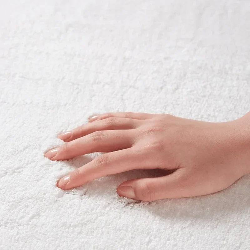 Star-Shaped Kids Rug - Soft Pink Nursery Play Mat